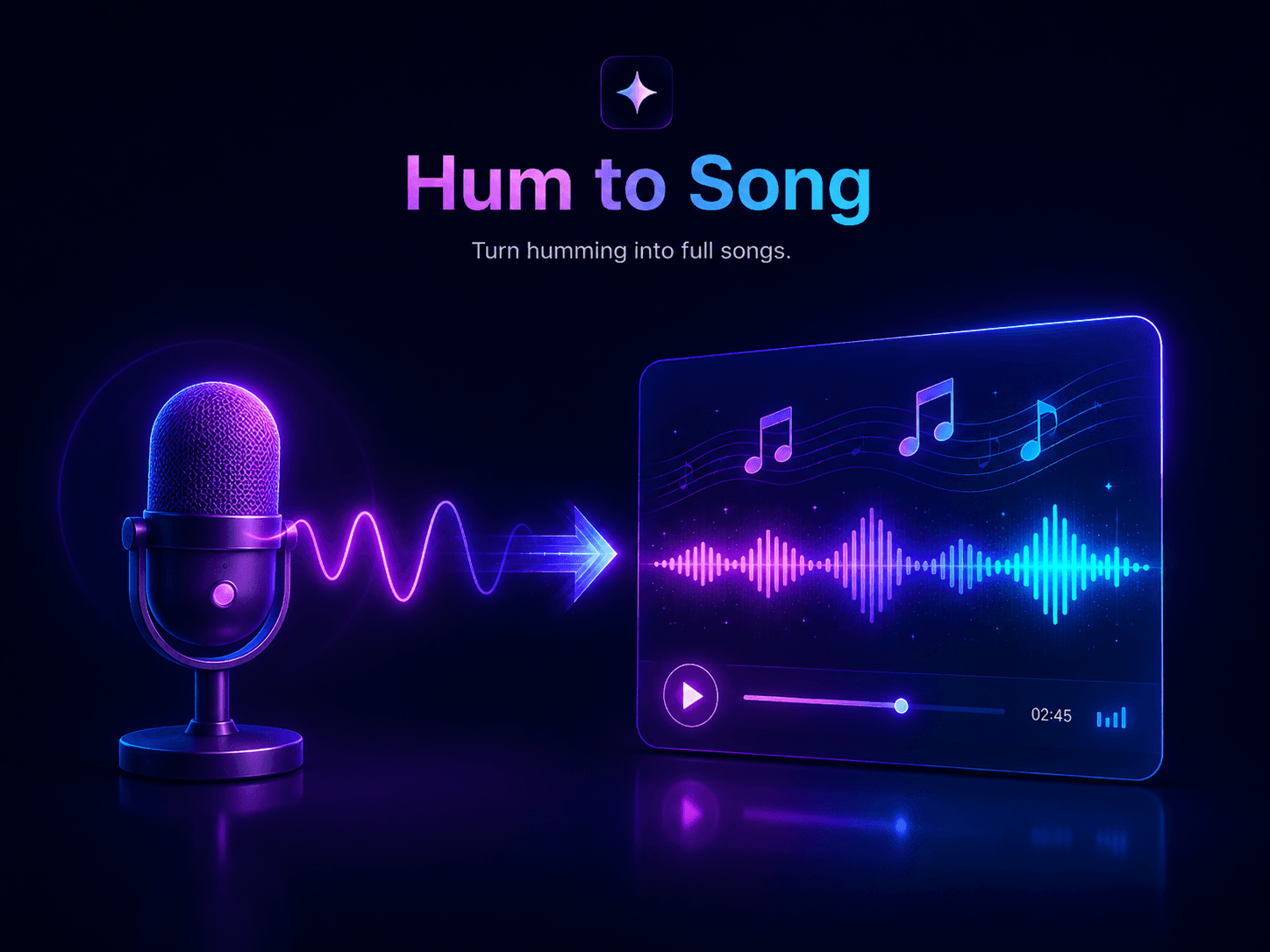 Hum to Song generator by AI Song Maker