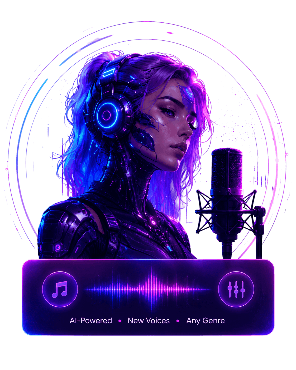 AI song cover creation showcase