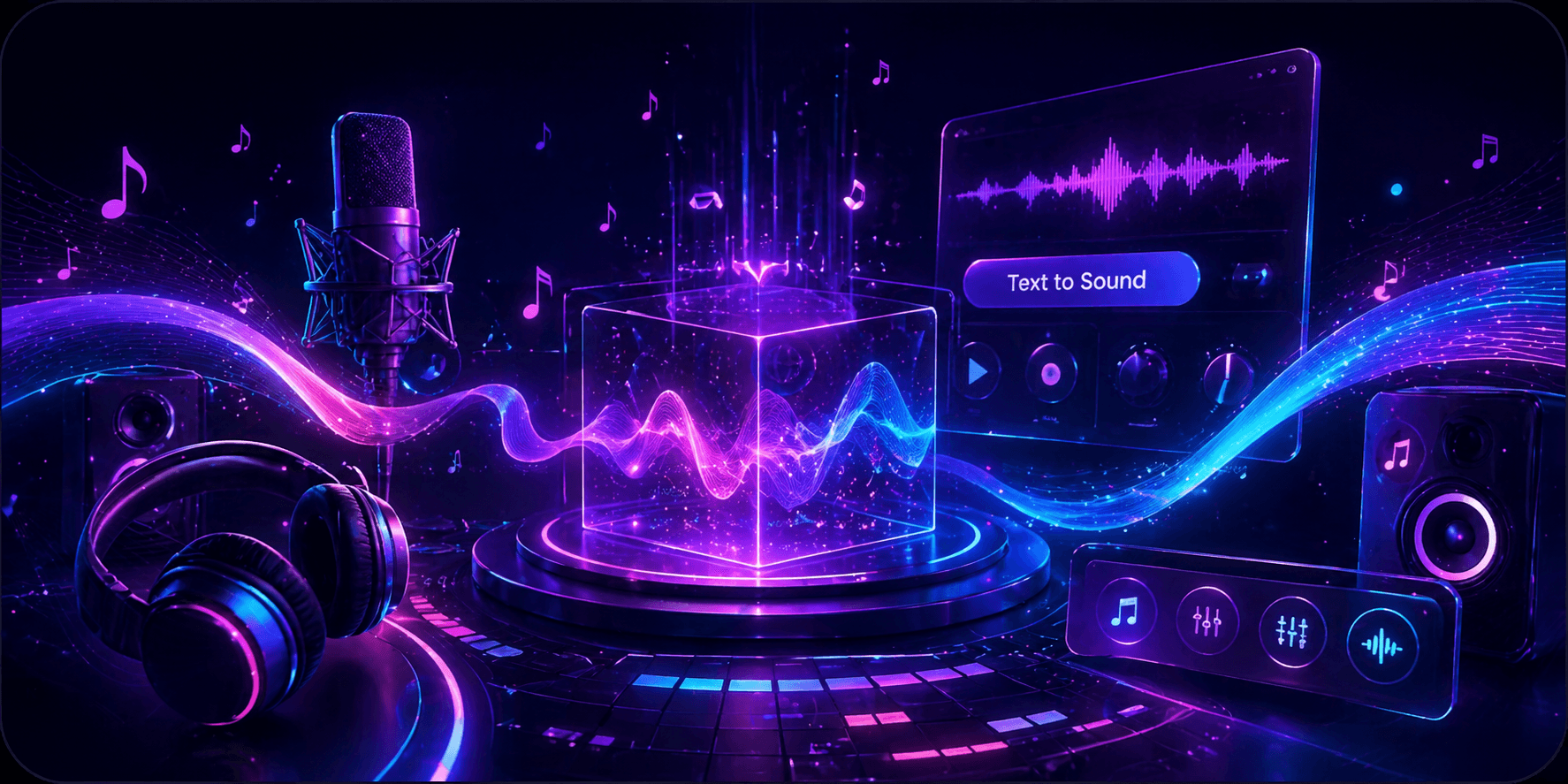 Text to sound professional workflow