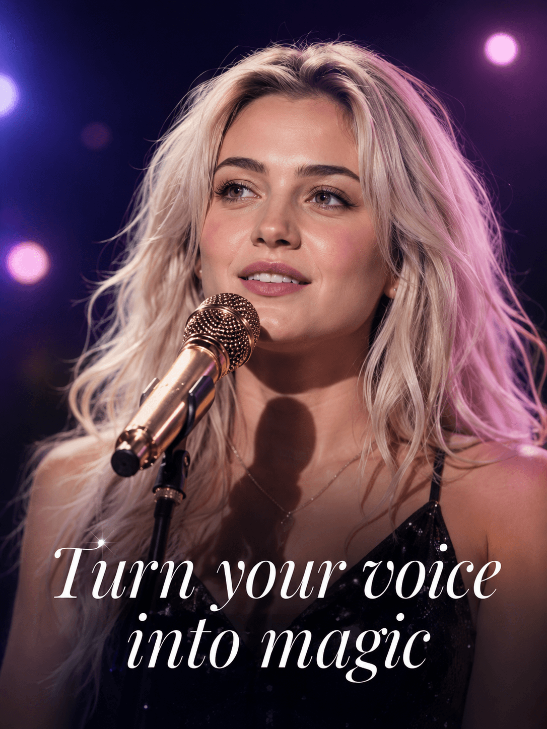 AI singer showcase