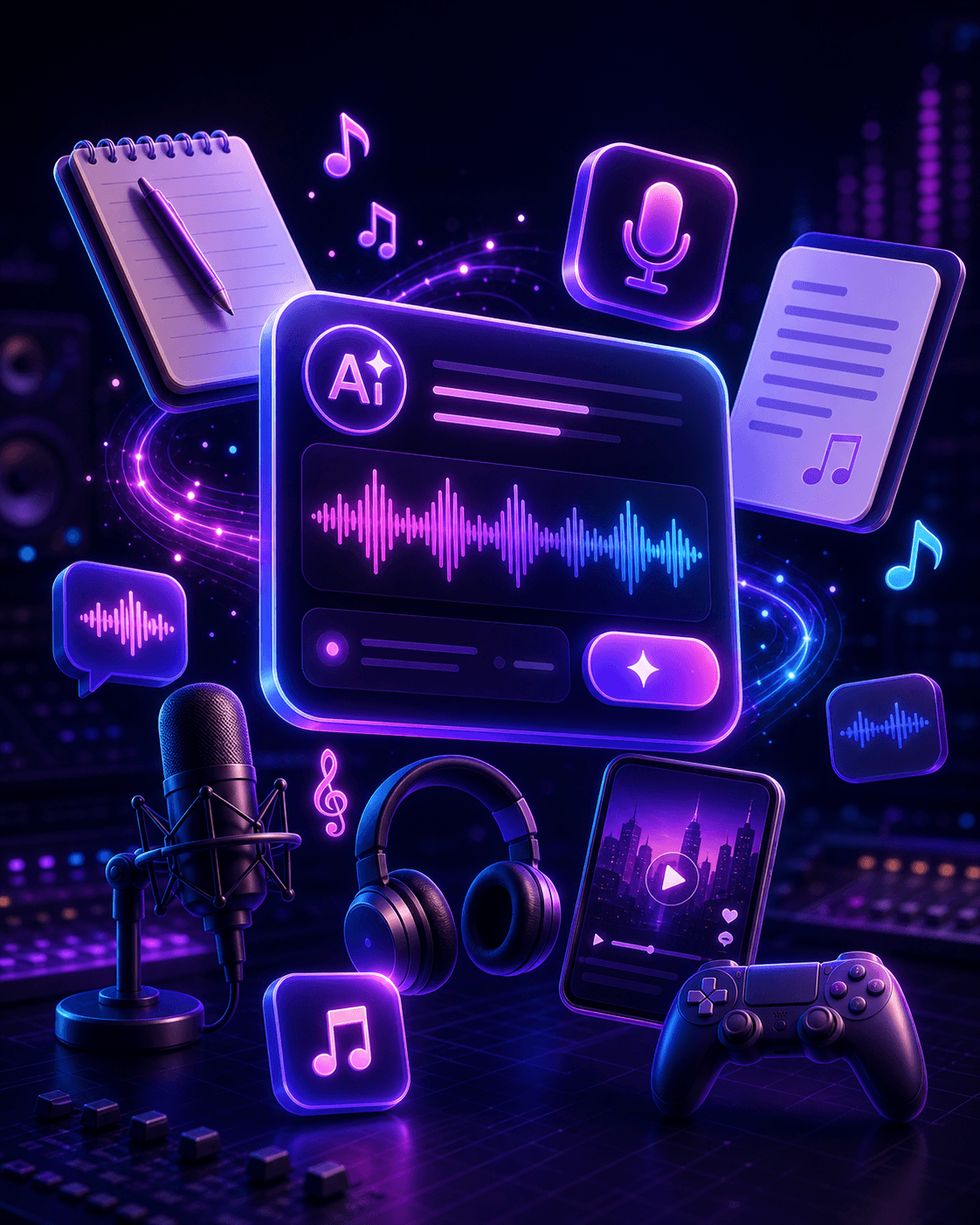 Creator use cases for AI text to song generation
